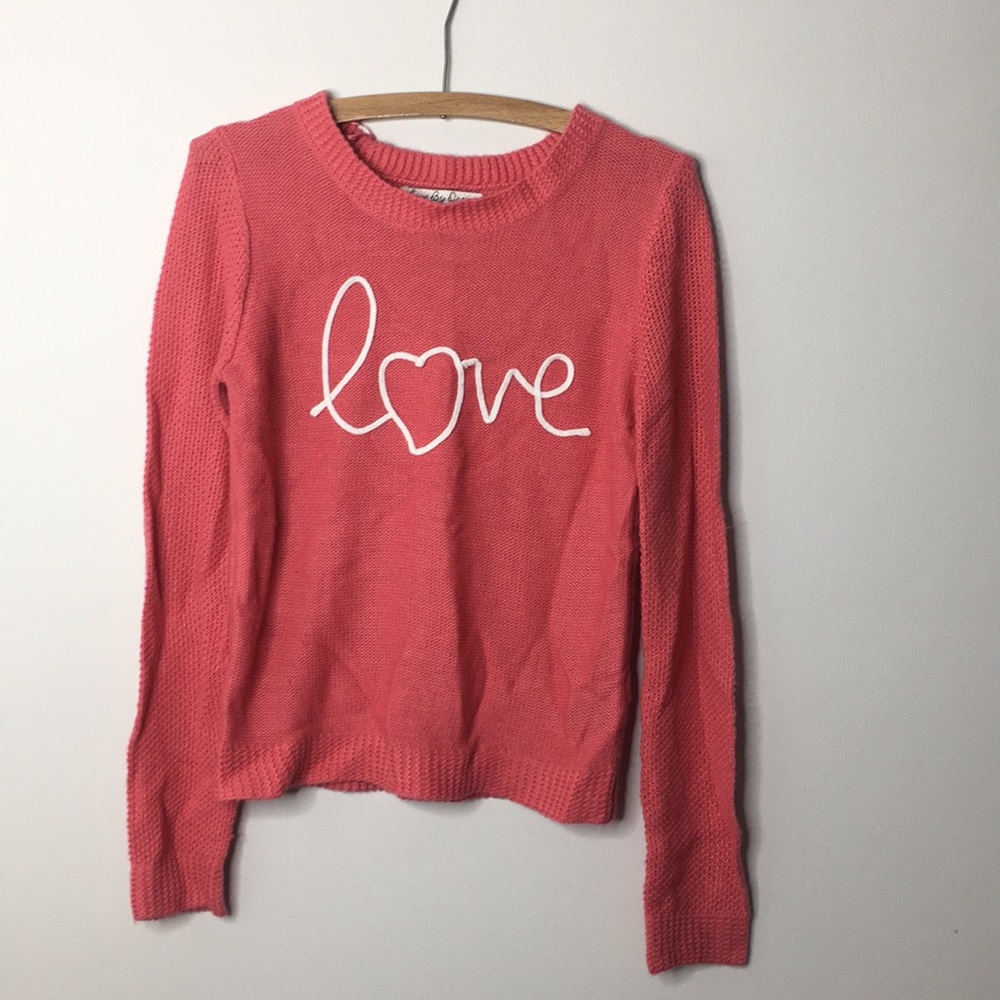 Adorable love by design pink top